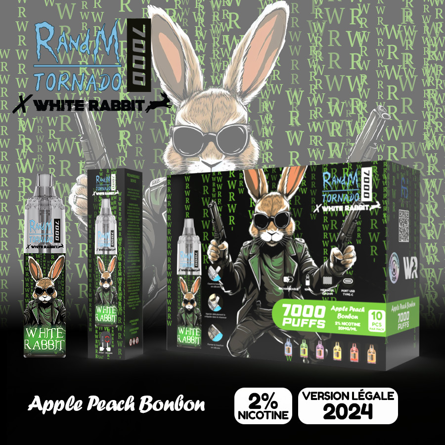 Tornado Rabbit Mesh Tornado 7000 TPD 2% (Boite de 10) by Tornado & White Rabbit